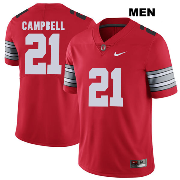 Ohio State Buckeyes Men's Parris Campbell #21 Red Authentic Nike 2018 Spring Game College NCAA Stitched Football Jersey FM19O50RL